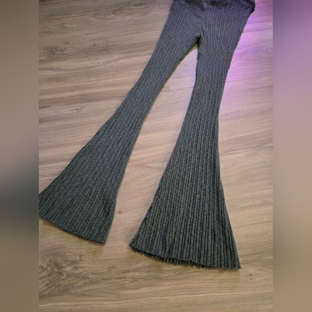 Urban Outfitters Green Ribbed Pants